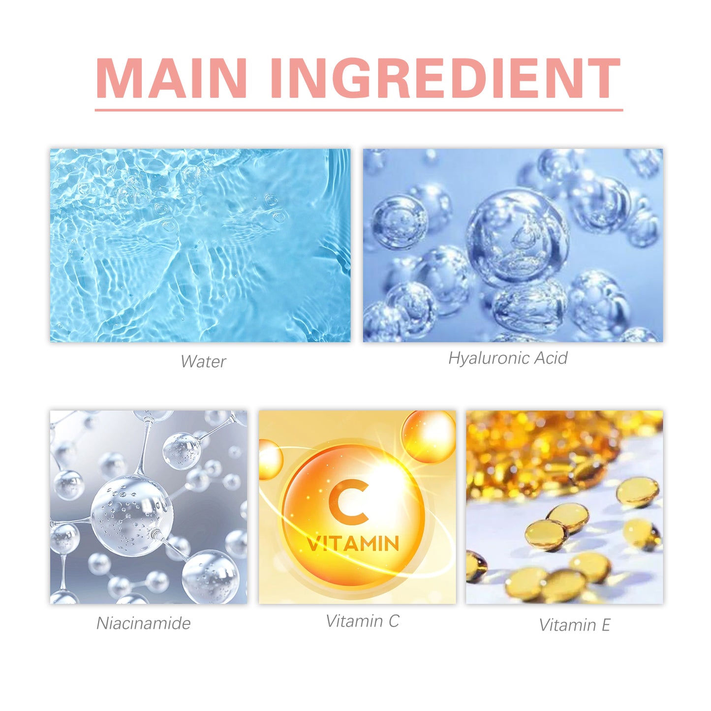 4 In 1 Face Serum Lighten Fine Lines Moisturizing Hydrating Firming And Moisturizing Skin Serum