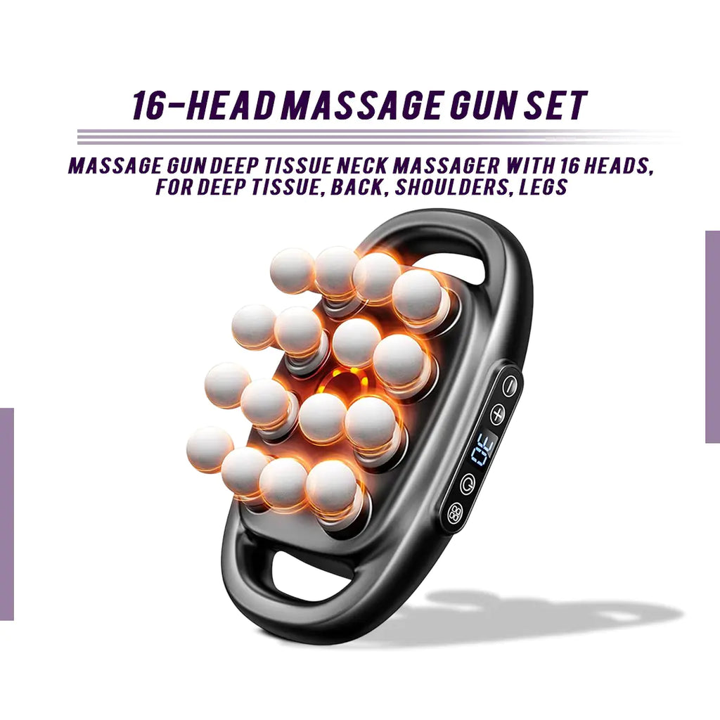 Multi-Head Muscle Massage Gun