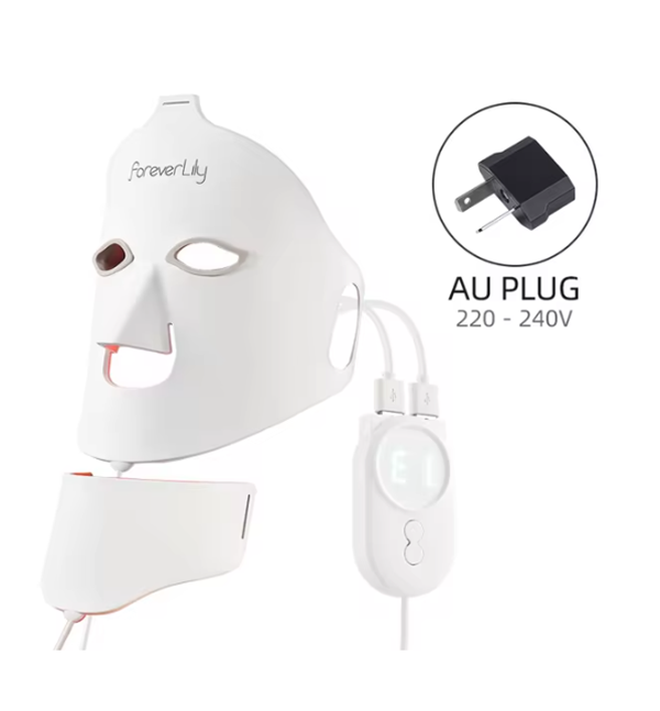 NNEOBA 7 Colors LED Face & Neck Mask - Phototherapy for Skin Rejuvenation