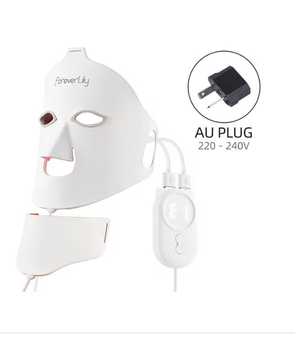 7 Colors LED Face & Neck Mask - Phototherapy for Skin Rejuvenation