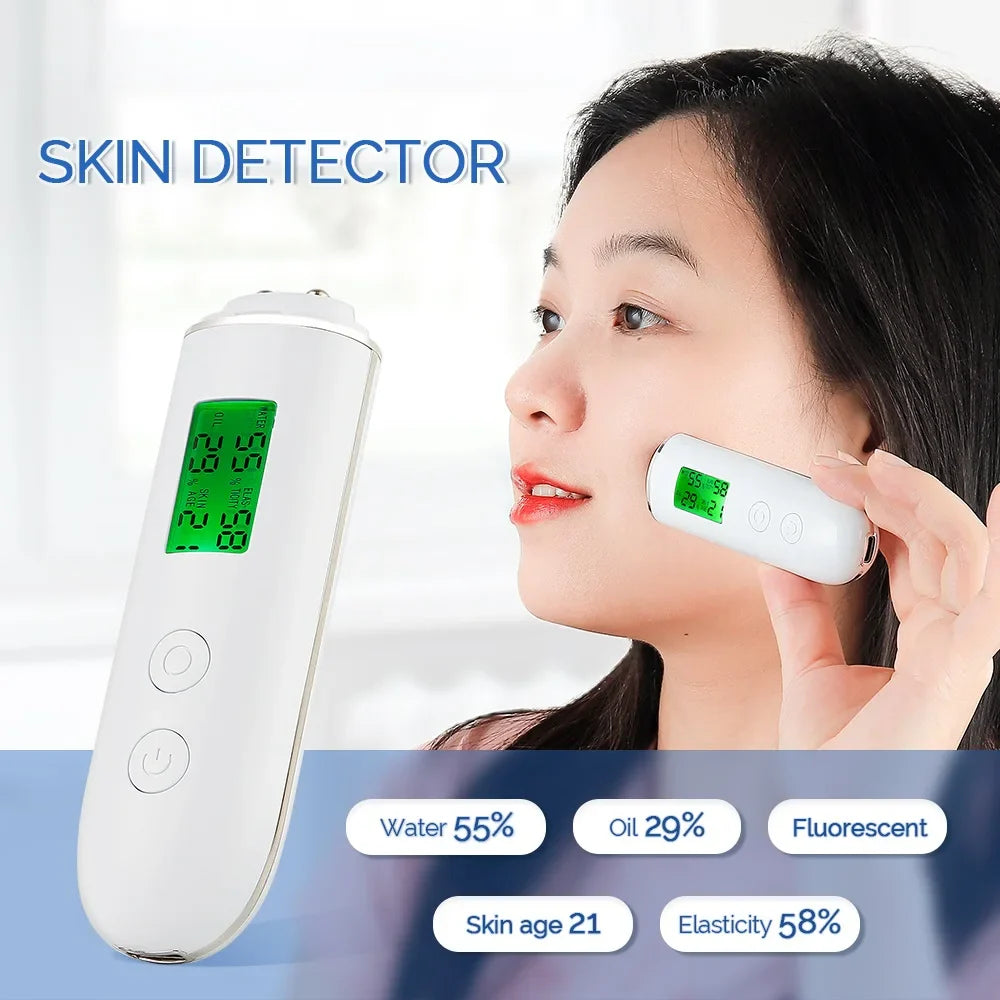 Skin Moisture and Oil Content Tester for Youthful Skin