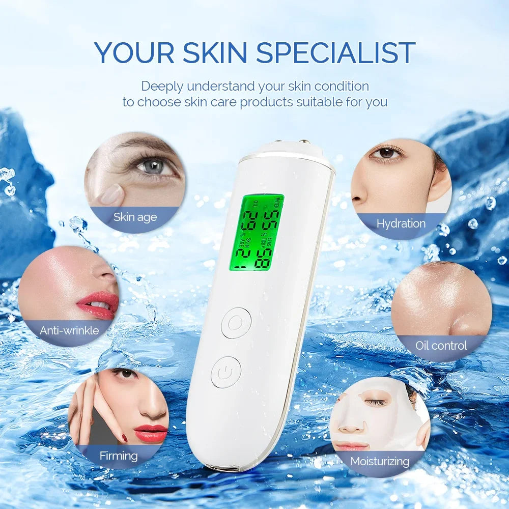 Skin Moisture and Oil Content Tester for Youthful Skin