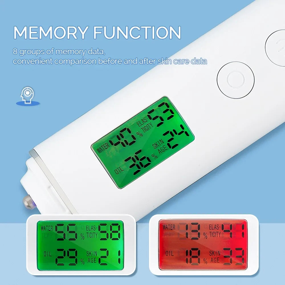 Skin Moisture and Oil Content Tester for Youthful Skin