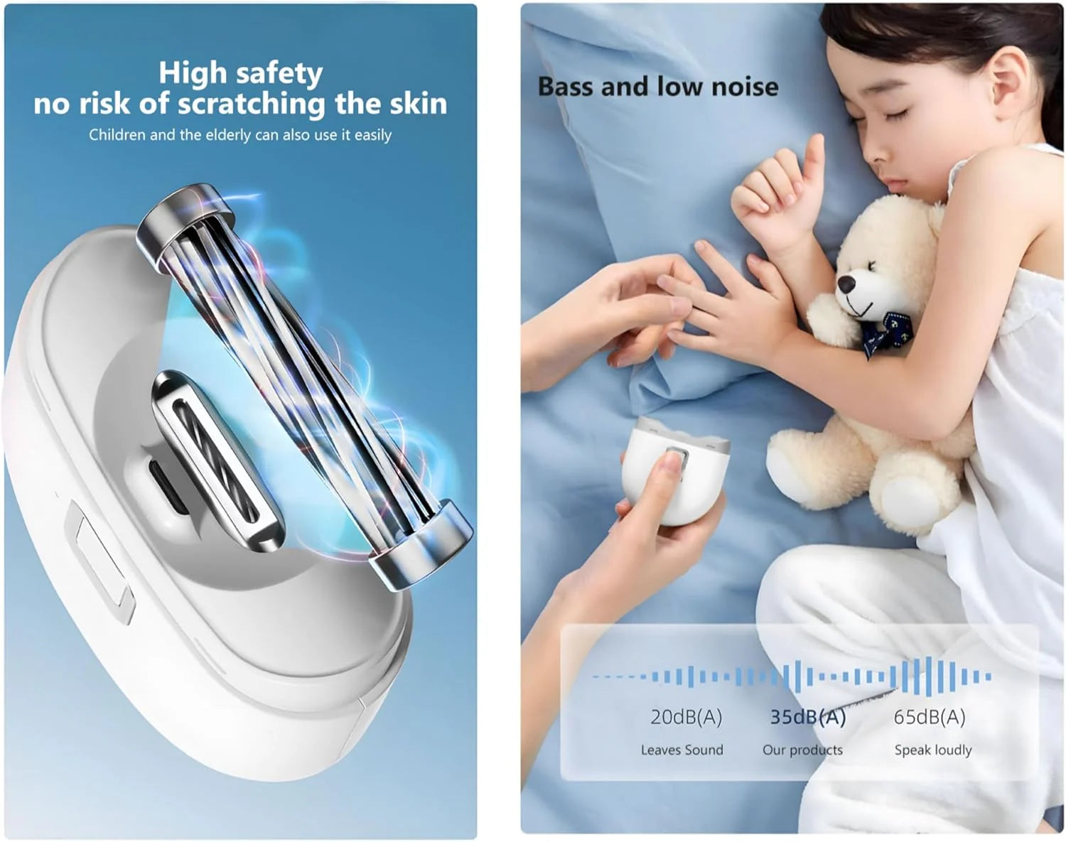 AutoSafe Electric Nail Trimmer for Thick Nails